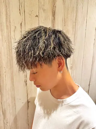 カラー パーマ メンズ 増田 祐のヘアスタイル