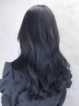 セミロング カラー パーマ ヘアアレンジ ITbyALBUM 中野店のヘアスタイル