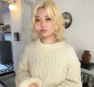 ミディアム カラー Rena✴︎トレンド ×スタンダードMIXのヘアスタイル