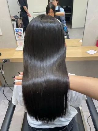 ロング ハイトーンカラー 縮毛矯正/ジャックのヘアスタイル