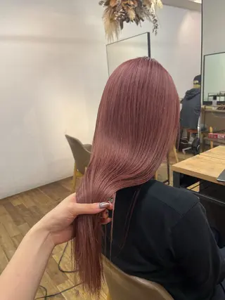 ロング カラー 三浦 ふたばのヘアスタイル