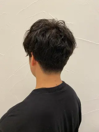ショート パーマ メンズ Ash中目黒店 榊間茜のヘアスタイル