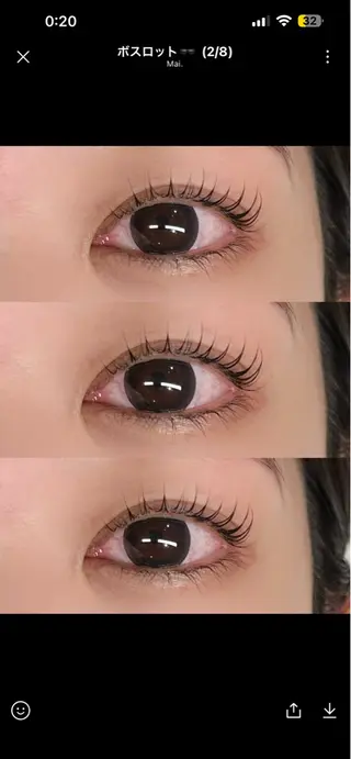 マツエク・マツパ Pinklagoon横浜店所属・kohane_ pinklagoonのマツエク・マツパデザイン