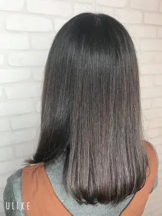 ミディアム ヲタク美容師 店長　上原のヘアスタイル