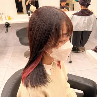 ミディアム カラー 💖札幌カラー 指名No.1💖玲奈のヘアスタイル