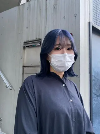ミディアム カラー タカノ ノゾミのヘアスタイル