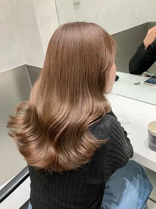 ロング カラー 💖ブリーチなし透明 感💖ASAHIのヘアスタイル