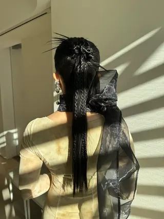 ロング ヘアアレンジ 絶対カワイイ保証💕 カワノチヒロのヘアスタイル