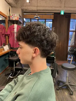 メンズ 早稲田/メンズ専門 /フェード/葛西裕季のヘアスタイル