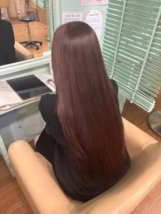 カラー ブリーチカラー/ maru🩵💚のヘアスタイル