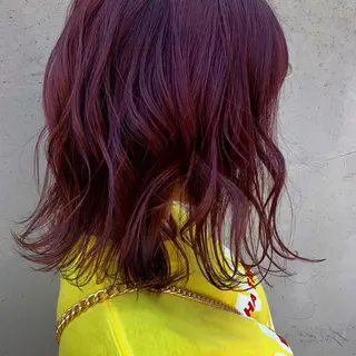 ミディアム カラー パーマ ヘアアレンジ メンズ キッズ マツエク・マツパ 田中 裕士のヘアスタイル