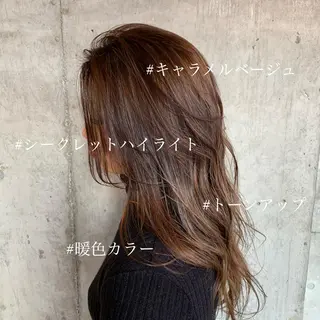 セミロング 🌷横浜/レイヤー /艶カラー🌷のヘアスタイル