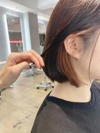 ショート カラー 山下 千明のヘアスタイル