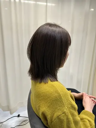 ミディアム jiji /北四番丁 押切瑠奈のヘアスタイル