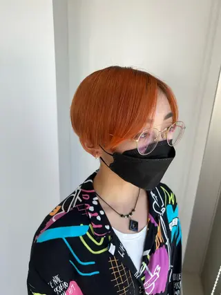 ショート カラー 【副店長】DAYS 2nd 久木山湧也のヘアスタイル