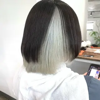 ショート カラー ✅ケアブリーチ✅ トヨオカ ノブヒデのヘアスタイル