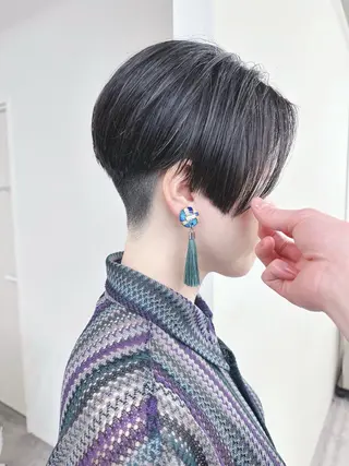 ショート ボブ/ゆるふわ ボブパーマ/とういのヘアスタイル