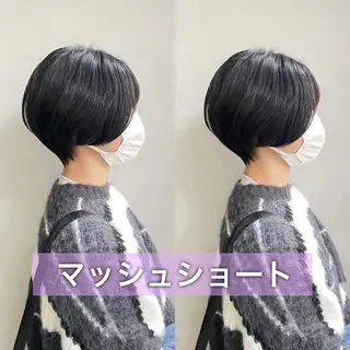 ショート カラー ショート/ボブ/ 透明感カラー/ほのかのヘアスタイル