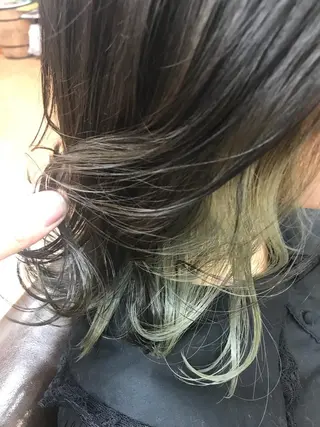 ミディアム カラー 澤田 拓己のヘアスタイル