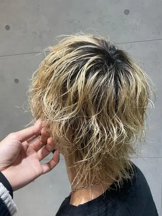 カラー パーマ メンズ Agu Karenのヘアスタイル