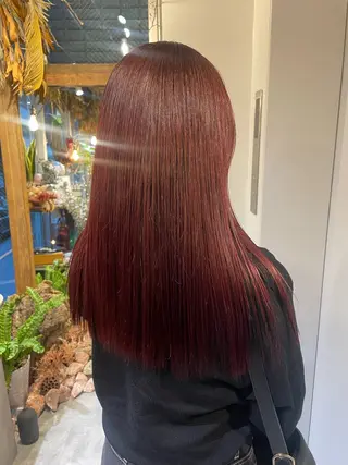 ロング カラー 狩野 羅夢のヘアスタイル