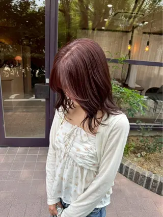 カラー YOKE /桃山台 /iori‎✦.˚◦のヘアスタイル