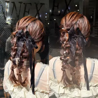ロング ヘアアレンジ ハイライト/レイヤー /ハイトーン/AOIのヘアスタイル