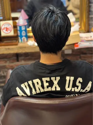 ショート メンズ クーペアセック 神田のヘアスタイル