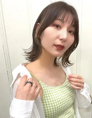 ミディアム Ebihara Satomiのヘアスタイル