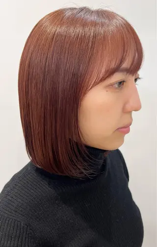 ミディアム カラー 會田 /レイヤーカットのヘアスタイル