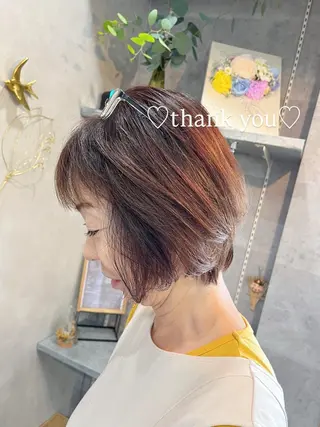 ショート カラー ヤマモト ヒロミのヘアスタイル