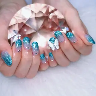 ネイル パーツ全部¥110 サロンミミのネイルデザイン