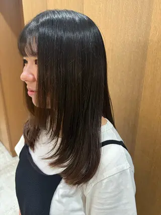 ミディアム 寺本 心のヘアスタイル