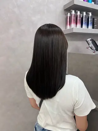 セミロング 山中 欧輔のヘアスタイル