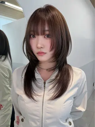 セミロング ‎🤍髪質改善‎🤍 ‎ViVIE🤍のヘアスタイル