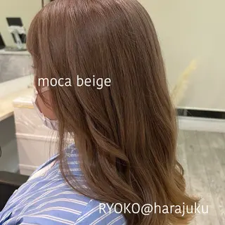 ミディアム カラー パーマ ヘアアレンジ メンズ ワット 原宿のヘアスタイル