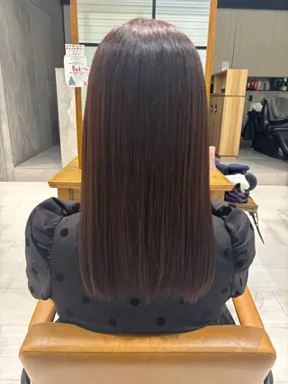 ロング カラー 西村 佳凜のヘアスタイル