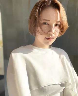 ショート カラー wakana / くびれカットのヘアスタイル