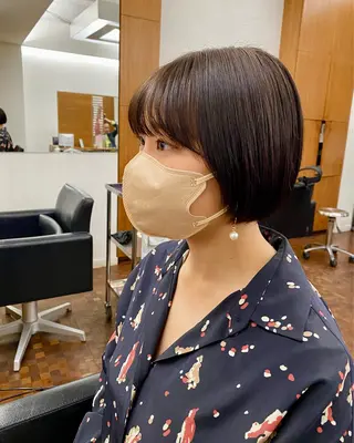 ショート Paddle所属・似合わせレイヤー/ ニュアンスパーマ高倉のヘアスタイル