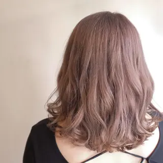 ミディアム 💎【髪質改善/縮毛 矯正/橋本健】💎のヘアスタイル