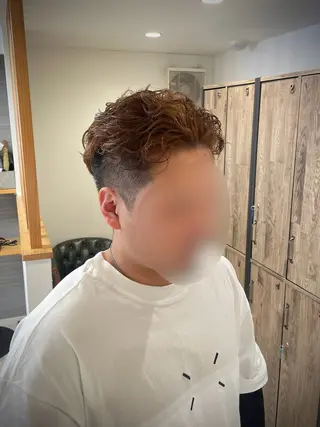 ショート カラー パーマ メンズ 🌟30代～50代の お客様も大歓迎/竹井のヘアスタイル