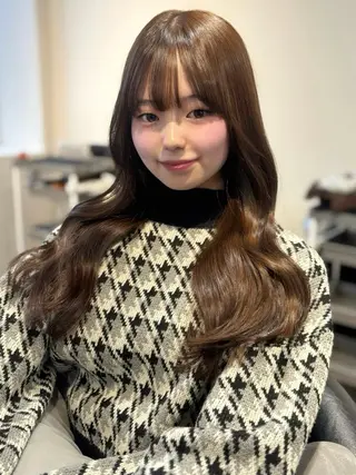 ロング 札幌美容室♡西塔 瑠音🎀のヘアスタイル