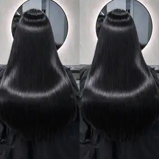 ロング uniii/新宿 髪質改善/縮毛矯正のヘアスタイル