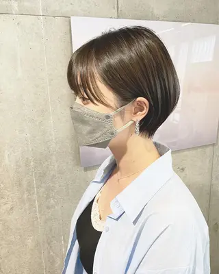 ショート カラー 【ショートカット 美髪矯正】今井隆太のヘアスタイル