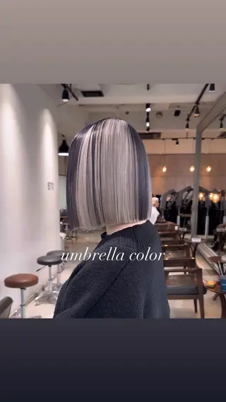 ショート カラー 💜ハイトーン💛 マジカルかいちゃんのヘアスタイル