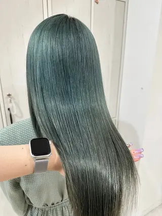 ロング カラー 巻ける縮毛矯正/ 堺 健人のヘアスタイル