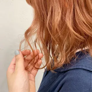 セミロング カラー ヘアアレンジ 🫧透明感カラー/ ボブ/小笠原汐海🪽のヘアスタイル