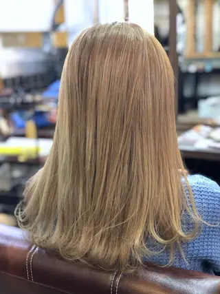 ロング カラー 【艶髪×韓国風】 毛流れ職人 RYOのヘアスタイル