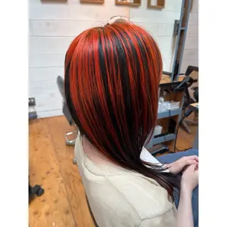セミロング カラー Lagom なかだのヘアスタイル