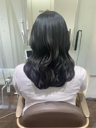 ミディアム デジタルパーマ🫧 韓国風ヘア🫧サクラのヘアスタイル